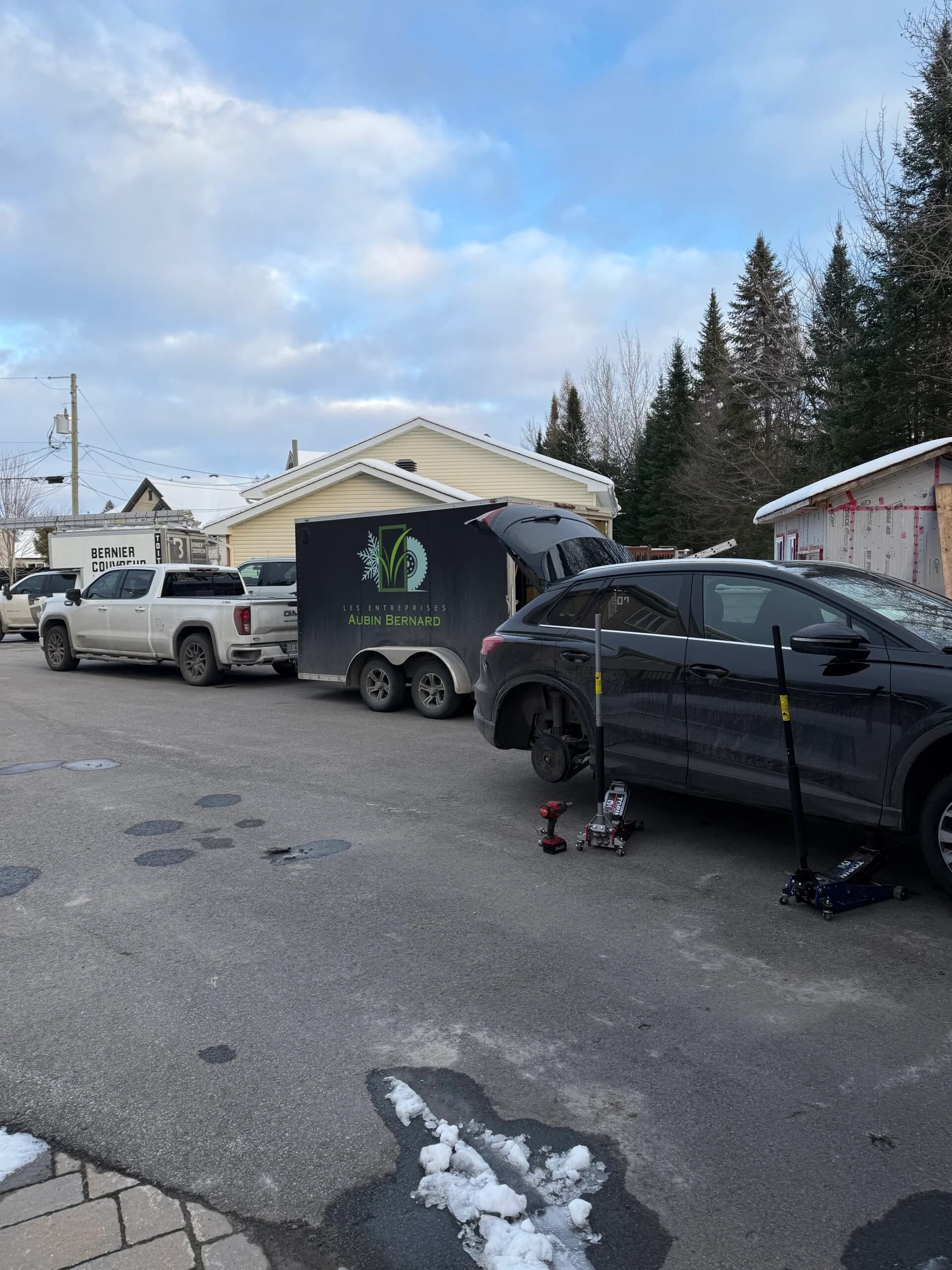 Service de changement de pneus à domicile - Les Entreprises Aubin Bernard